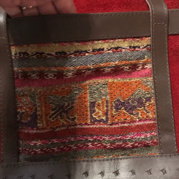 Bolivian genuine leather purse - Picture 4 of 5